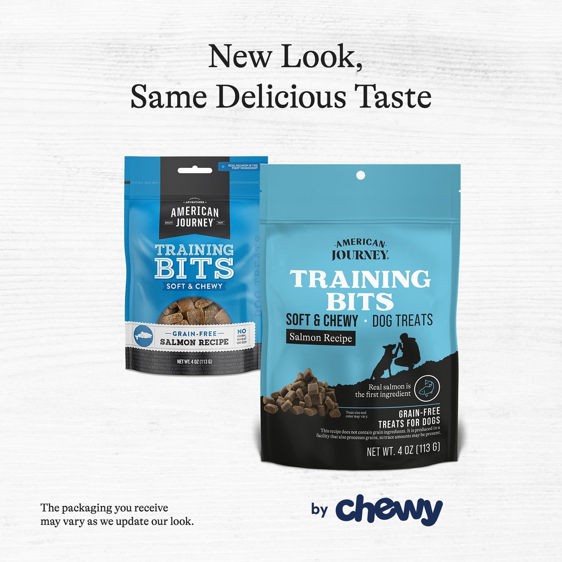 American Journey Salmon Recipe Grain-Free Soft & Chewy Training Bits Dog Treats