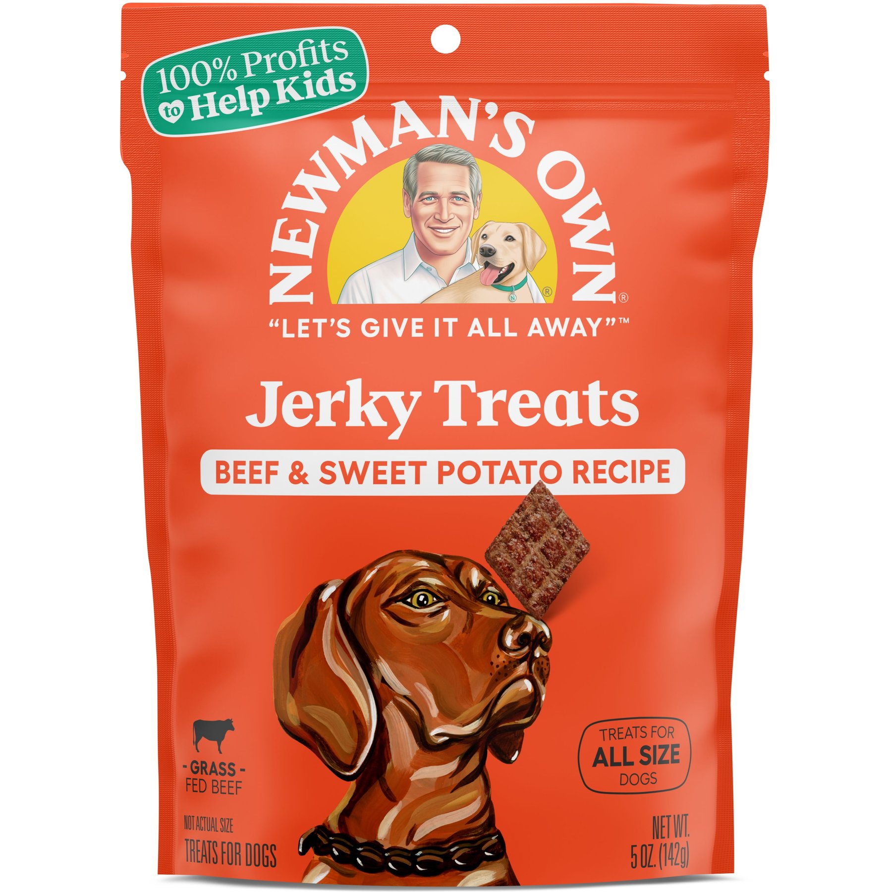 Newman's Own Beef Jerky Beef & Sweet Potato Recipe Dog Treats