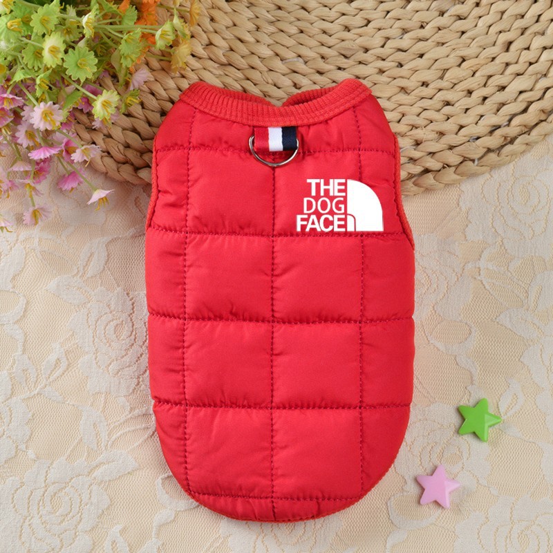 Designer Trendy Clothes Winter Warm Pet Coat Small Medium Dog Face Stereo For Chihuhua French Bulldog Costume