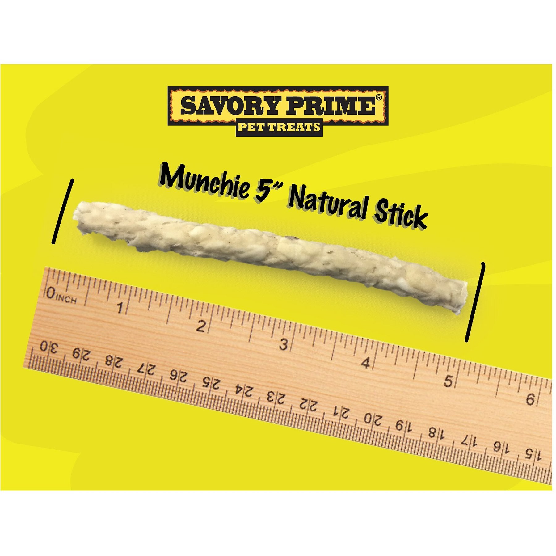 Savory Prime Rawhide Munchies Sticks 5" Dog Treats