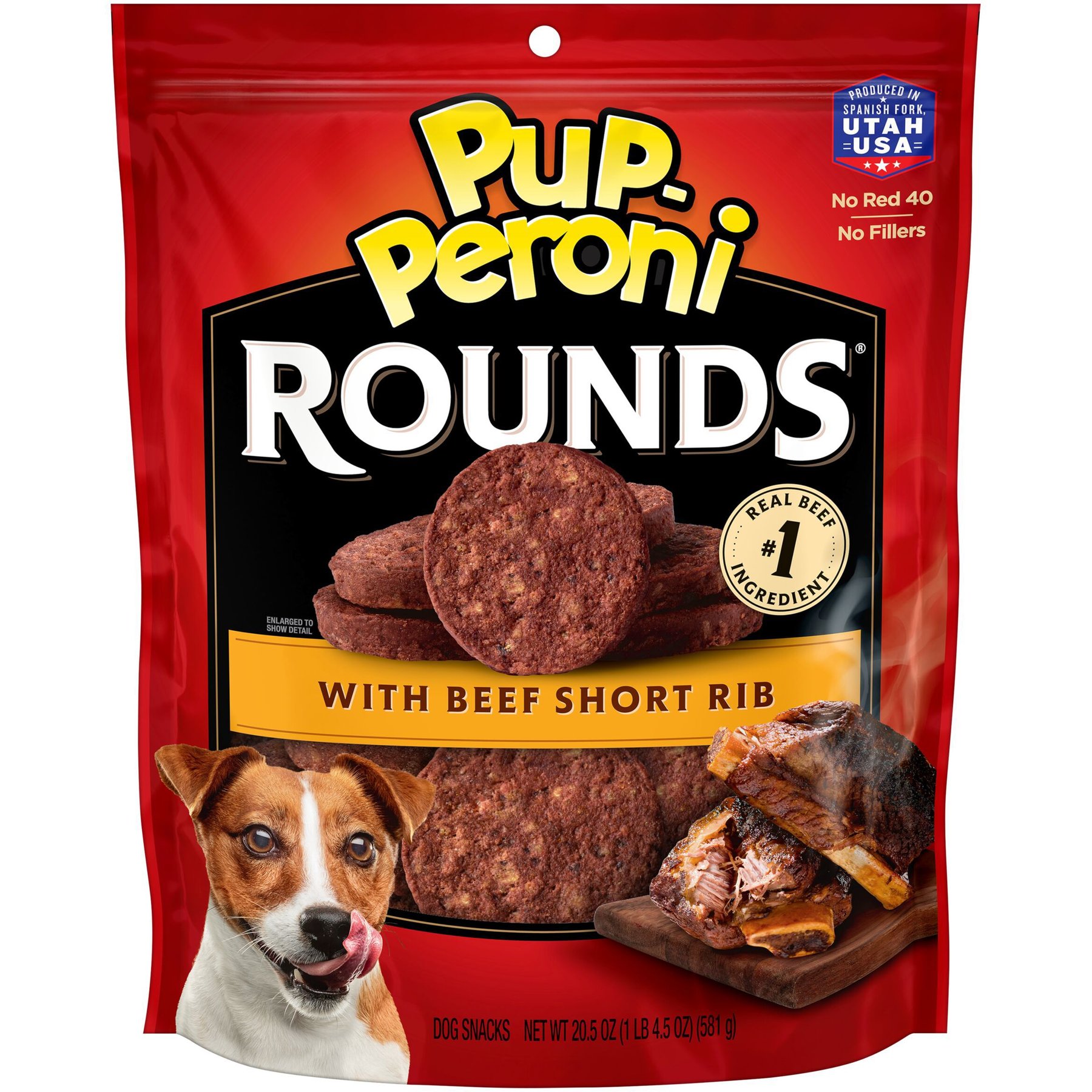 Pup-Peroni Rounds Beef Short Rib Dog Treats