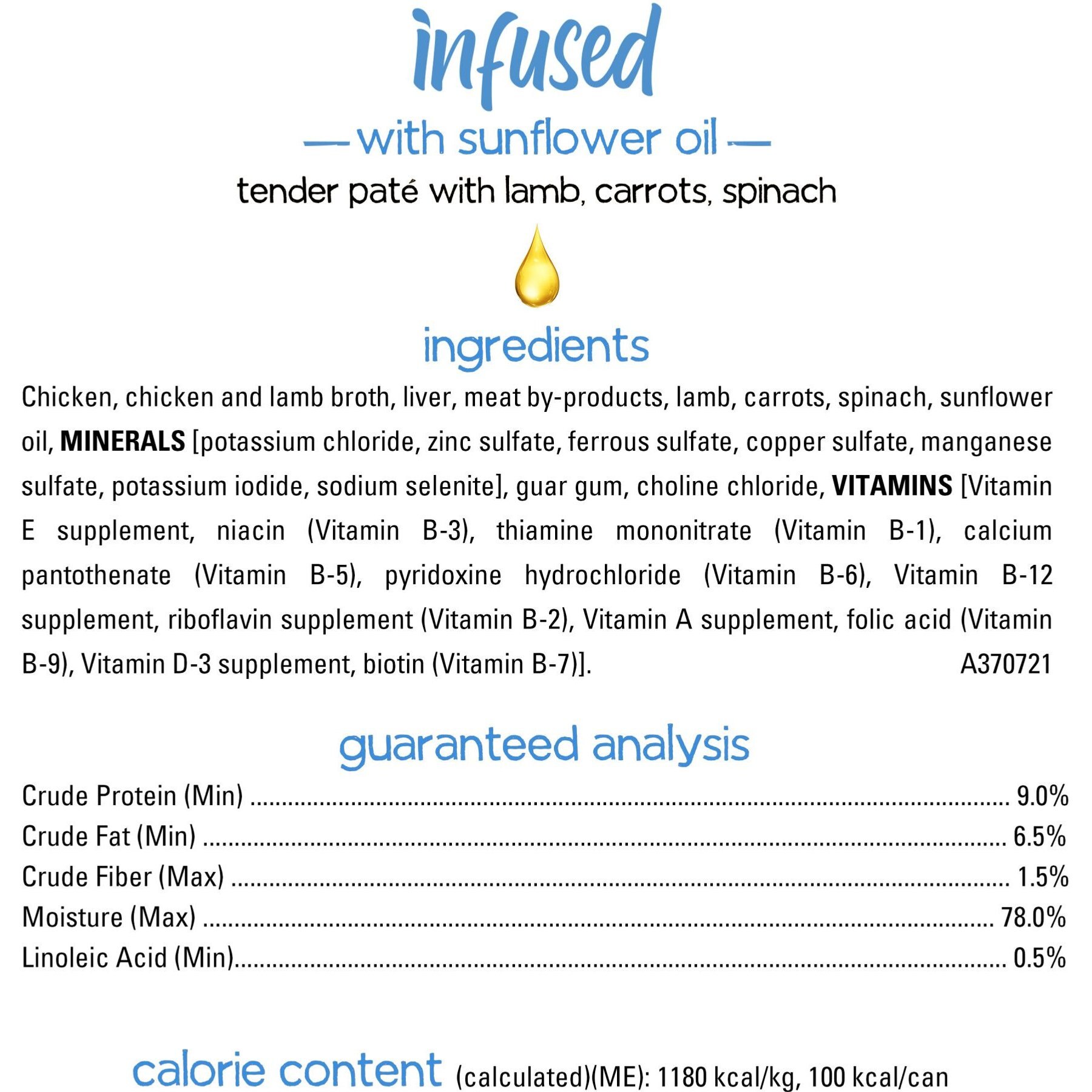 Purina Beneful Infused Pate with Real Lamb, Carrots & Spinach Wet Dog Food
