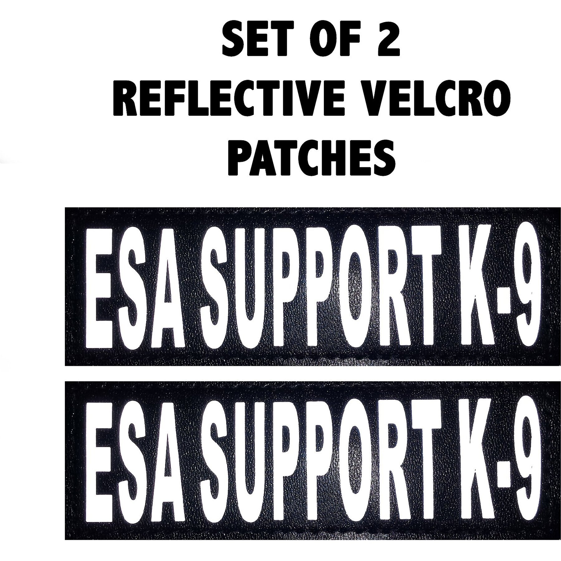 Doggie Stylz ESA Support K9 Dog Patch, 2 count