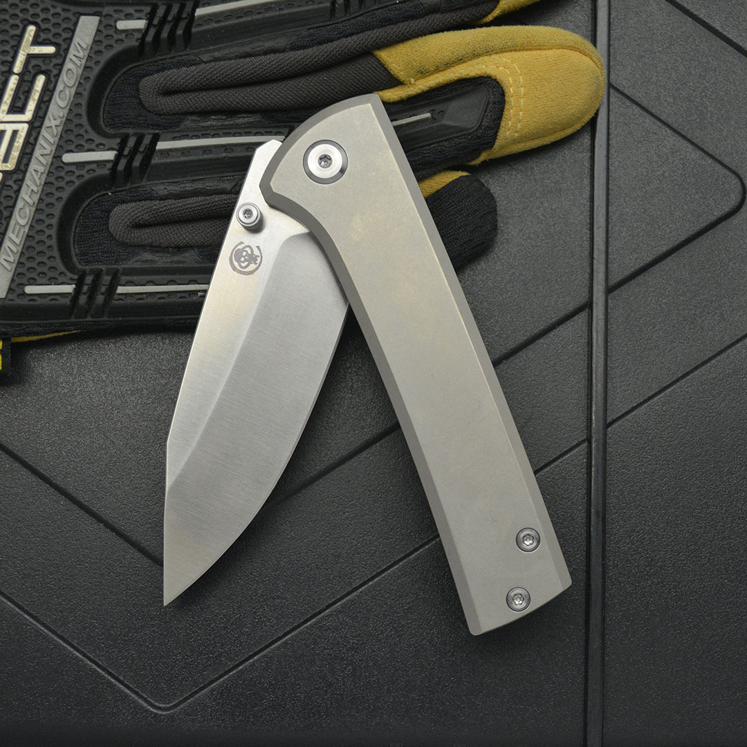 High End Folding Knife M390 Satin Blade TC4 Titanium Alloy Handle Ball Bearing EDC Pocket Knives Outdoor Tools
