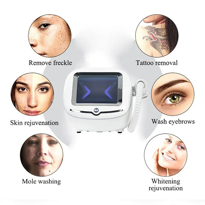 Desktop Speckle Removal Pico laser Eyebrow Line Remove Q Switched Picosecond Laser Tattoo Removal ND Yag Laser Skin Whitening Machine