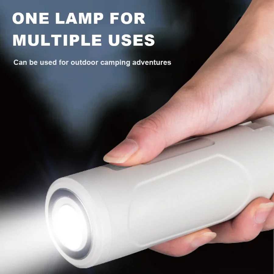 COB LED Camping Lamp Rechargeable Three Leaf Lighting Work Light Portable Outdoor Emergency Torch Mobile Power Supply M251115