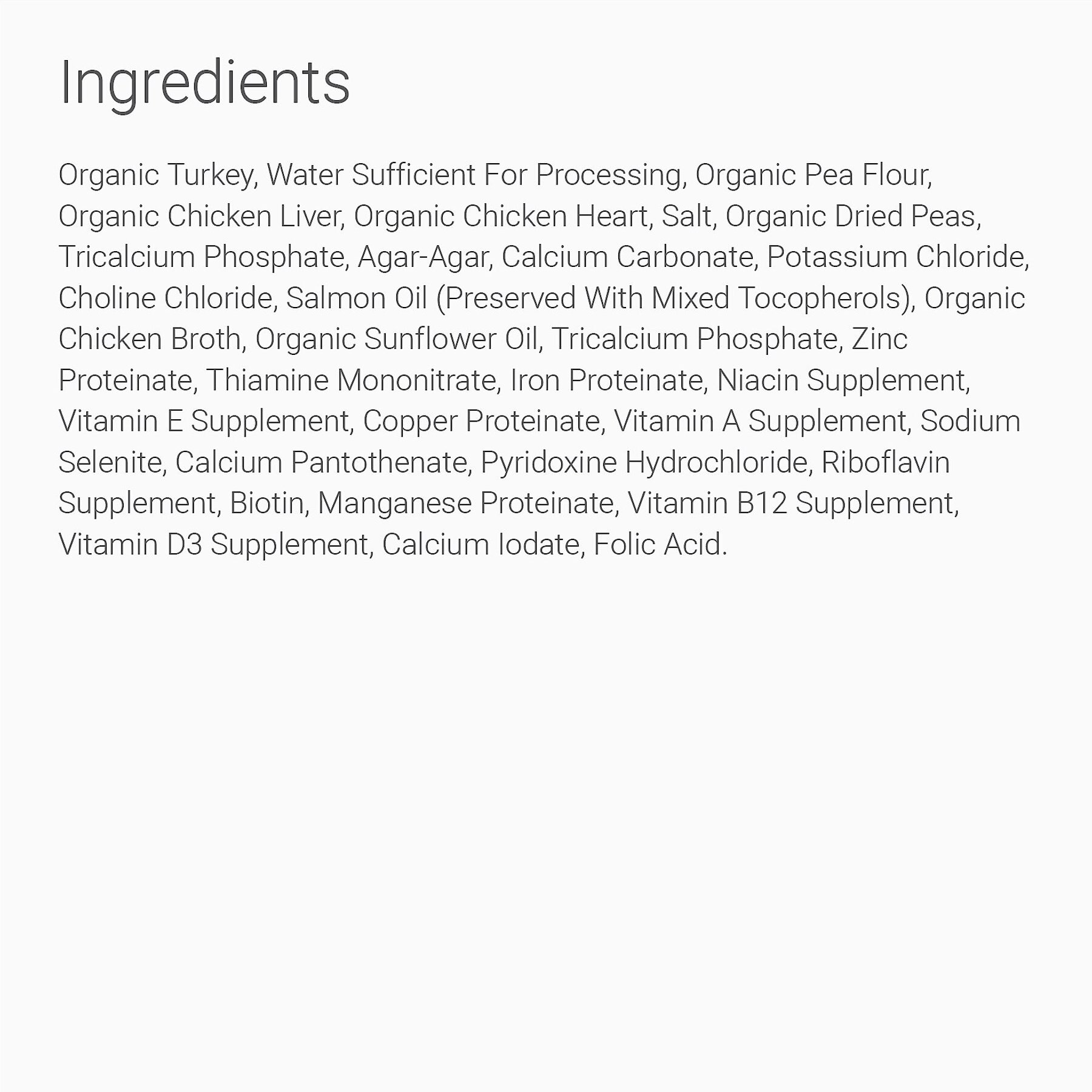 Tender & True Organic Turkey & Liver Recipe Grain-Free Canned Dog Food