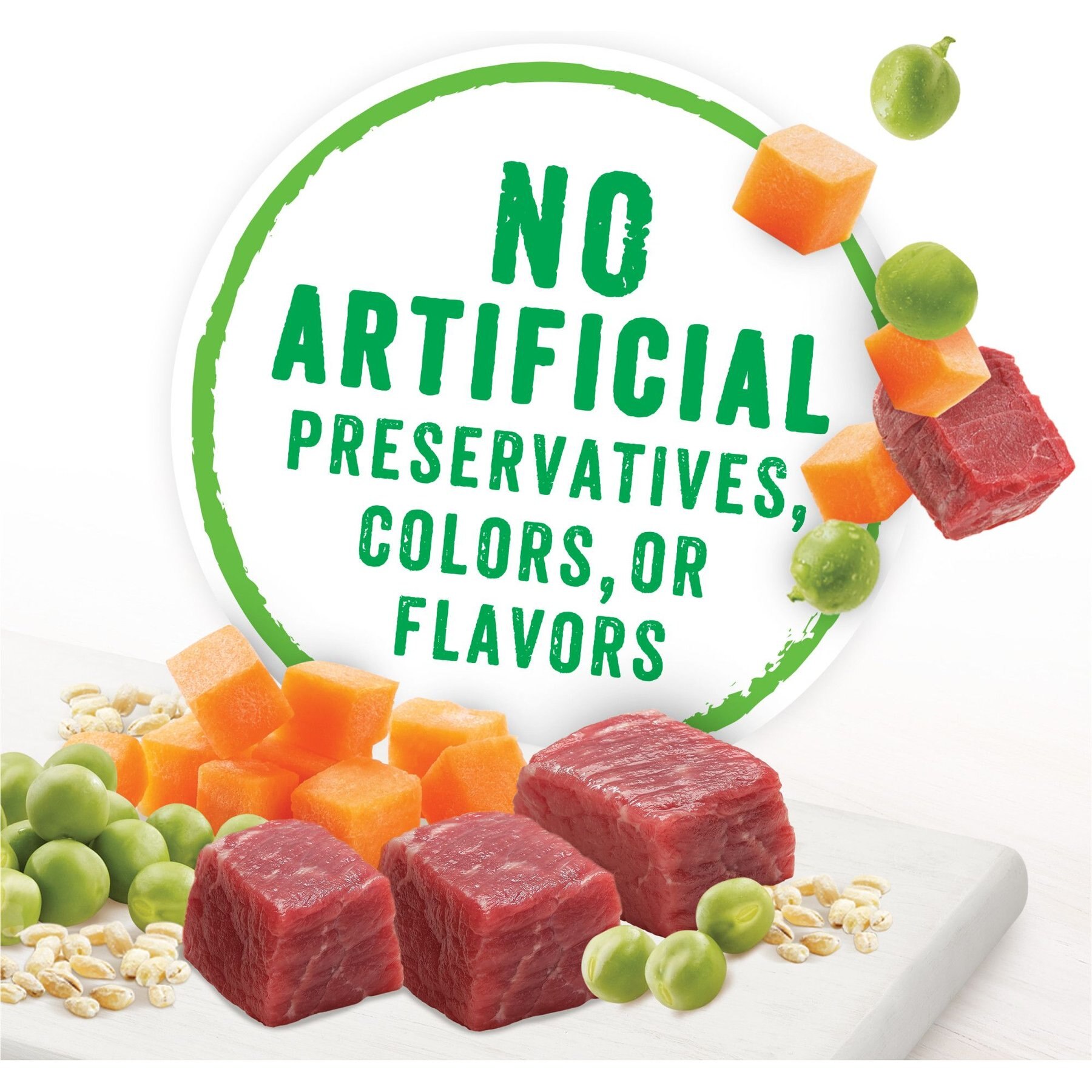 Purina Beneful Chopped Blends with Beef, Carrots, Peas & Barley Wet Dog Food