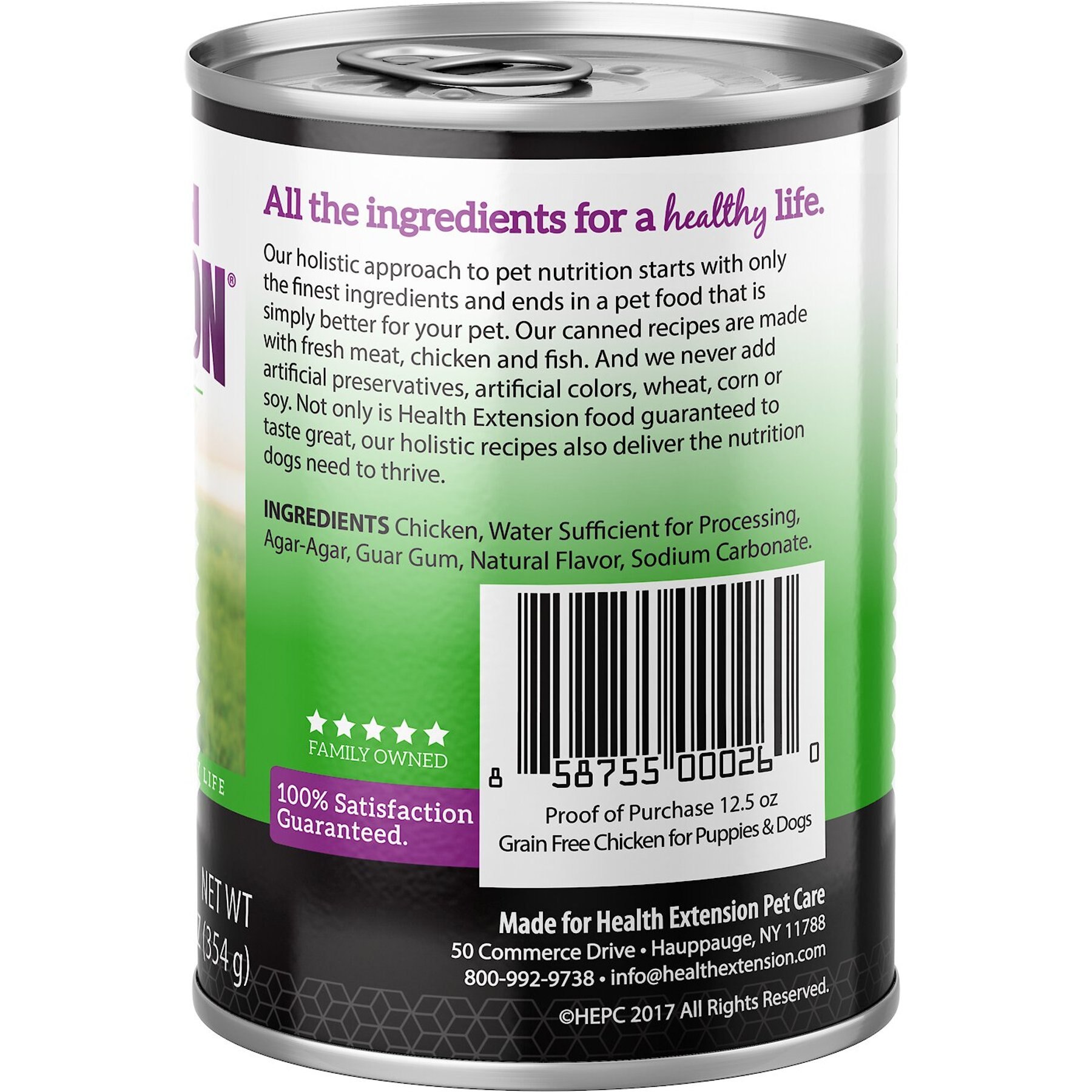 Health Extension Grain-Free Chicken Canned Dog Food