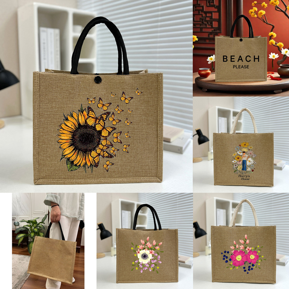 Sale Women Bag Hot Linen Tote Bag Commuter Bag Shopping Bag Fashion Trendy Bag Free Shipping