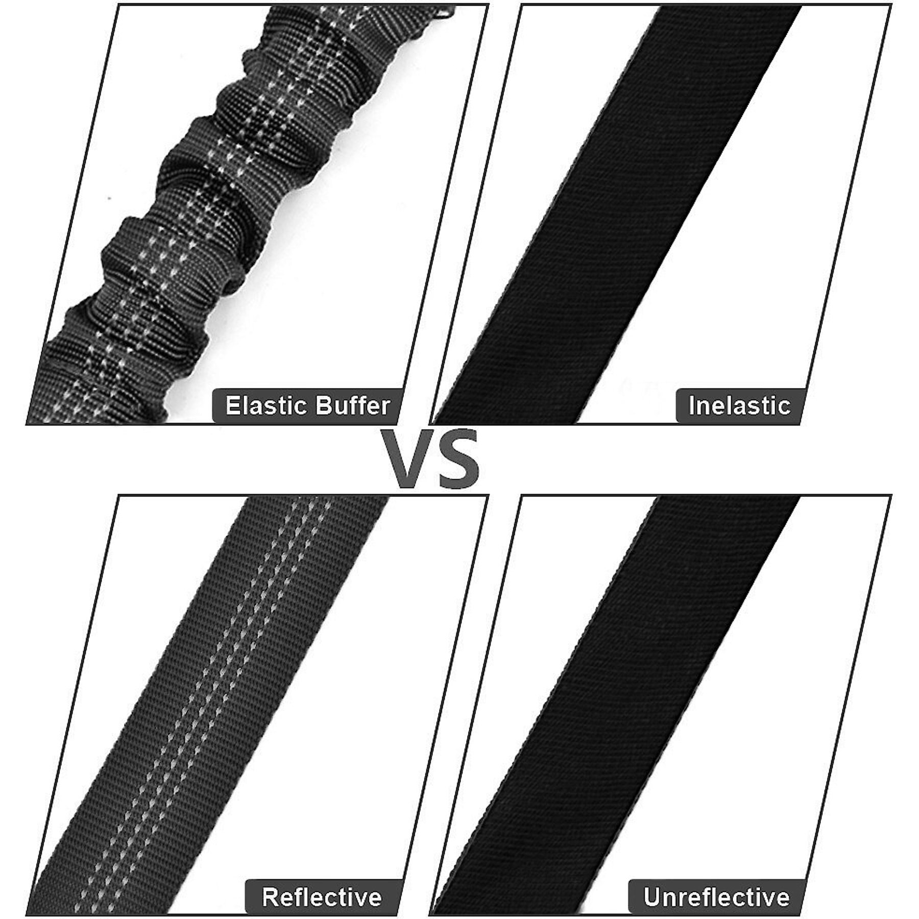 SlowTon Adjustable Dog Car Seat Belt, 2 count