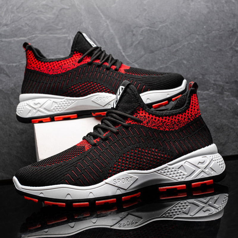 Versatile Spring Essential Mens Casual Korean Fashion Style Mesh Lightweight Running Shoes