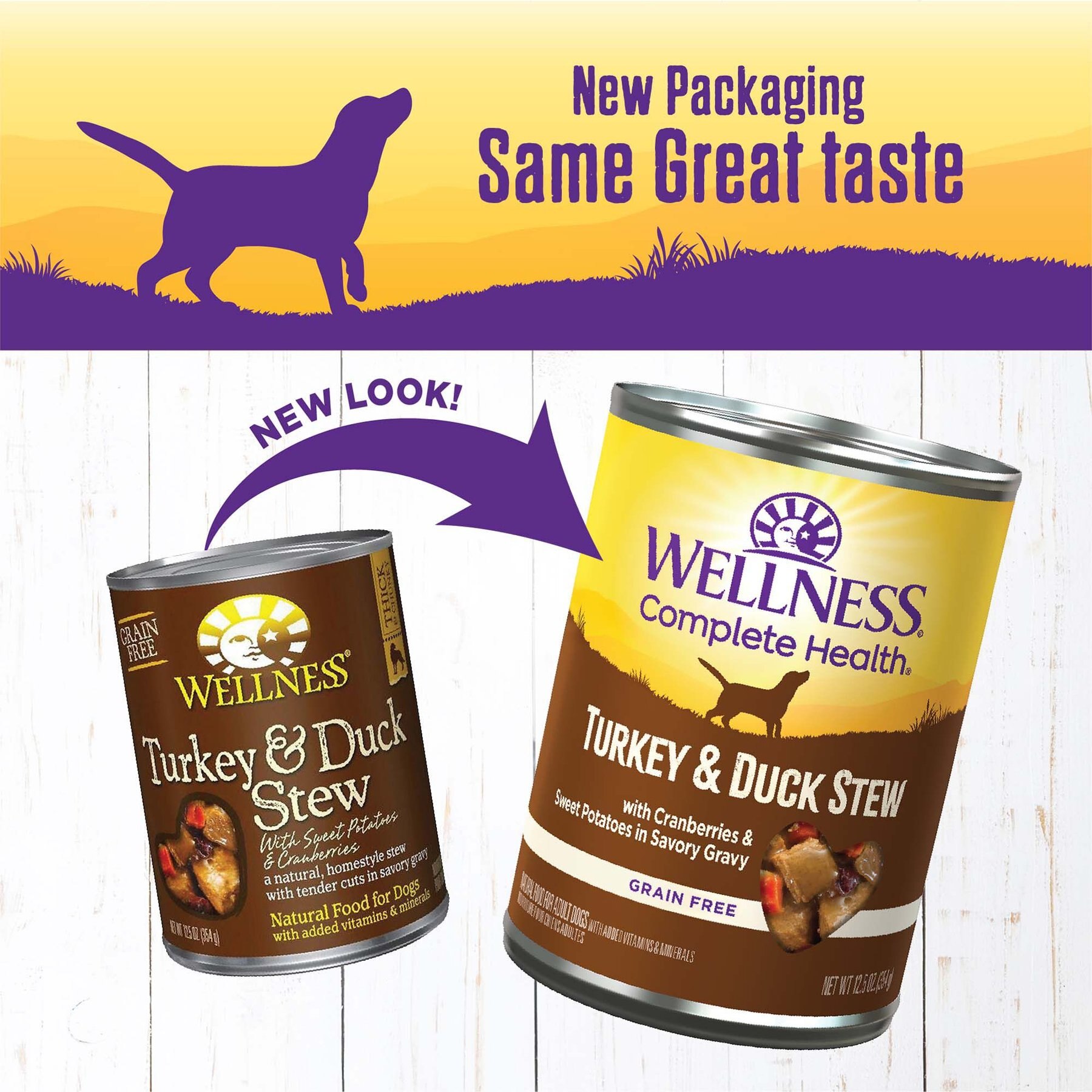 Wellness Turkey & Duck Stew with Sweet Potatoes & Cranberries Canned Dog Food