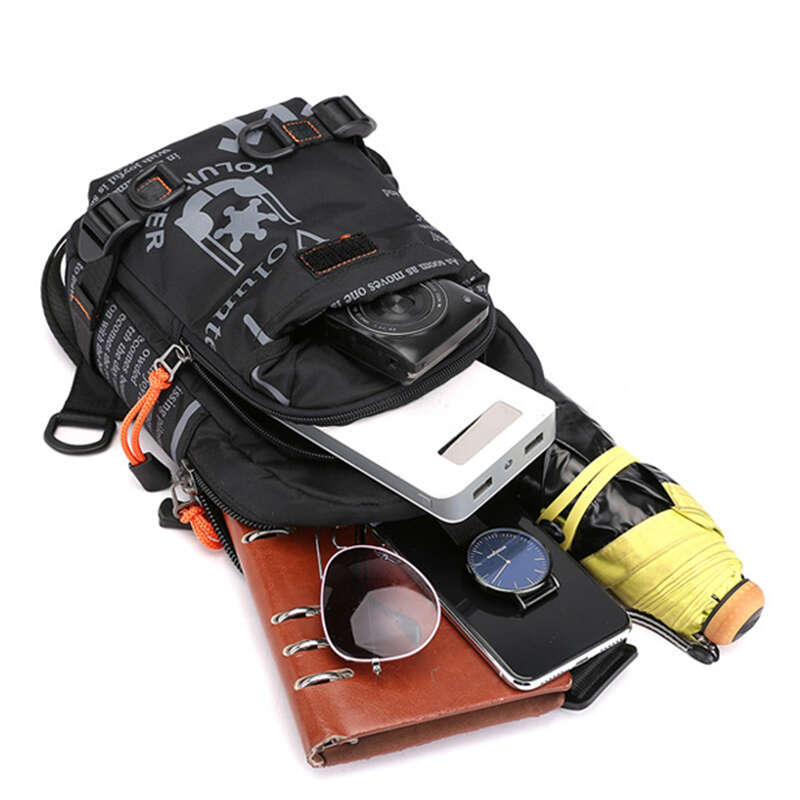 Men Shoulder Cross Body Chest Bag Sg Backpack Small Rucksack Knapsack Nylon Travel Male Messenger Side Bags