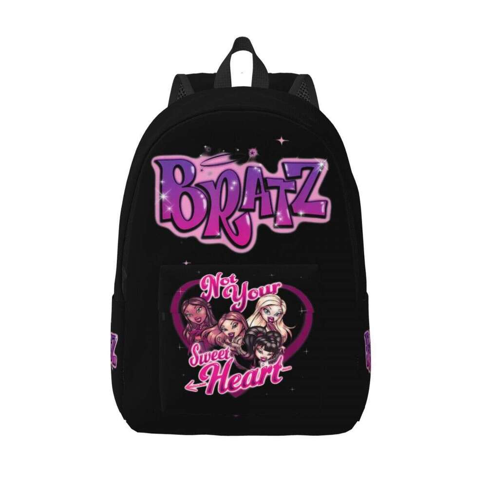 Bratz Backpack for Men Women Fashion Student Work Daypack Laptop Computer Canvas Bags Lightweight