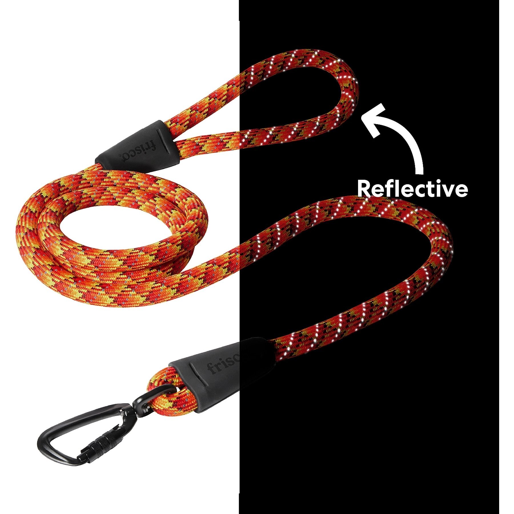 Frisco Rugged Reflective Rope Dog Leash