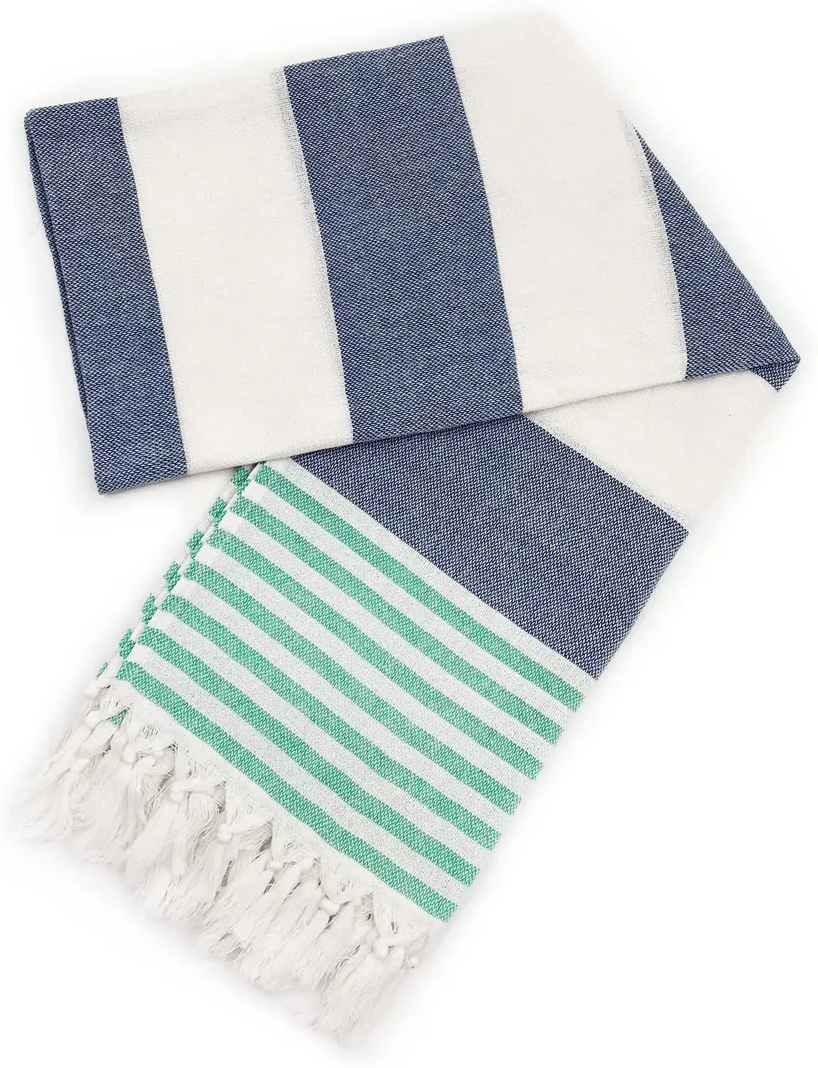 Turkish Beach Towels 39 x 71 Inch Oversized Towel Quick Dry Sand Free Bath for Pool Gym and Bathroom 240422