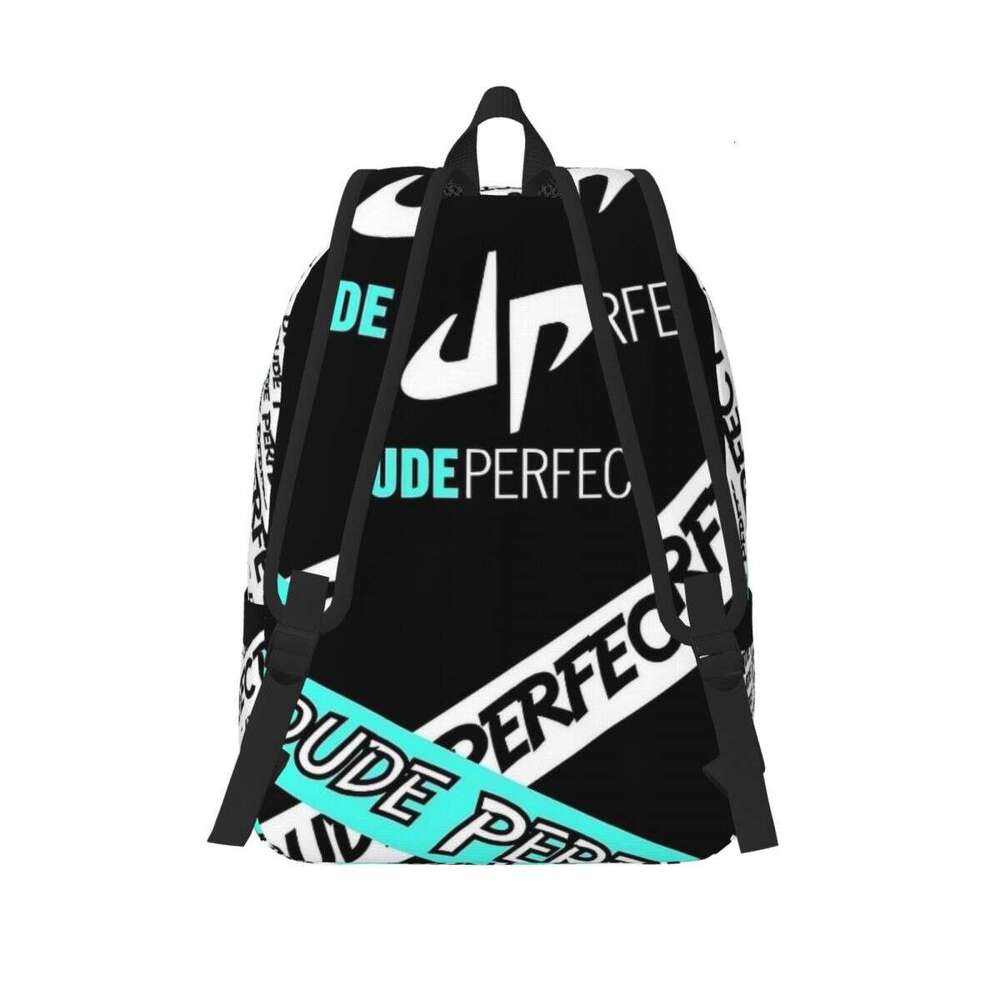Dud Perfect Sports Backpack for Teens Student School Bookbag Canvas Daypack Elementary High College Gift