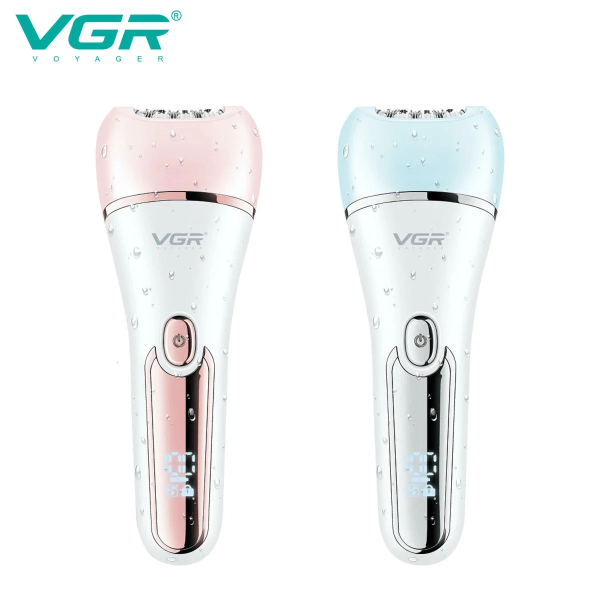 VGR rechargeable leg body bikini hair removal device for women shaver for underarm tool V-733 device for women 241206