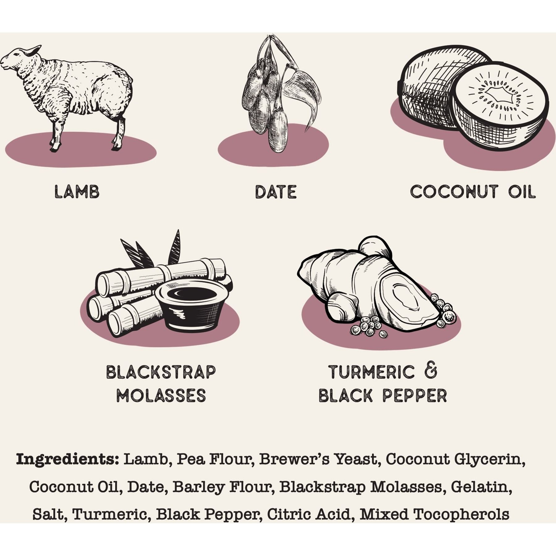 Dog Treat Naturals Lamb & Date Superfood Fresh All Stages Natural Chews Sticks Treats, 10-oz bag