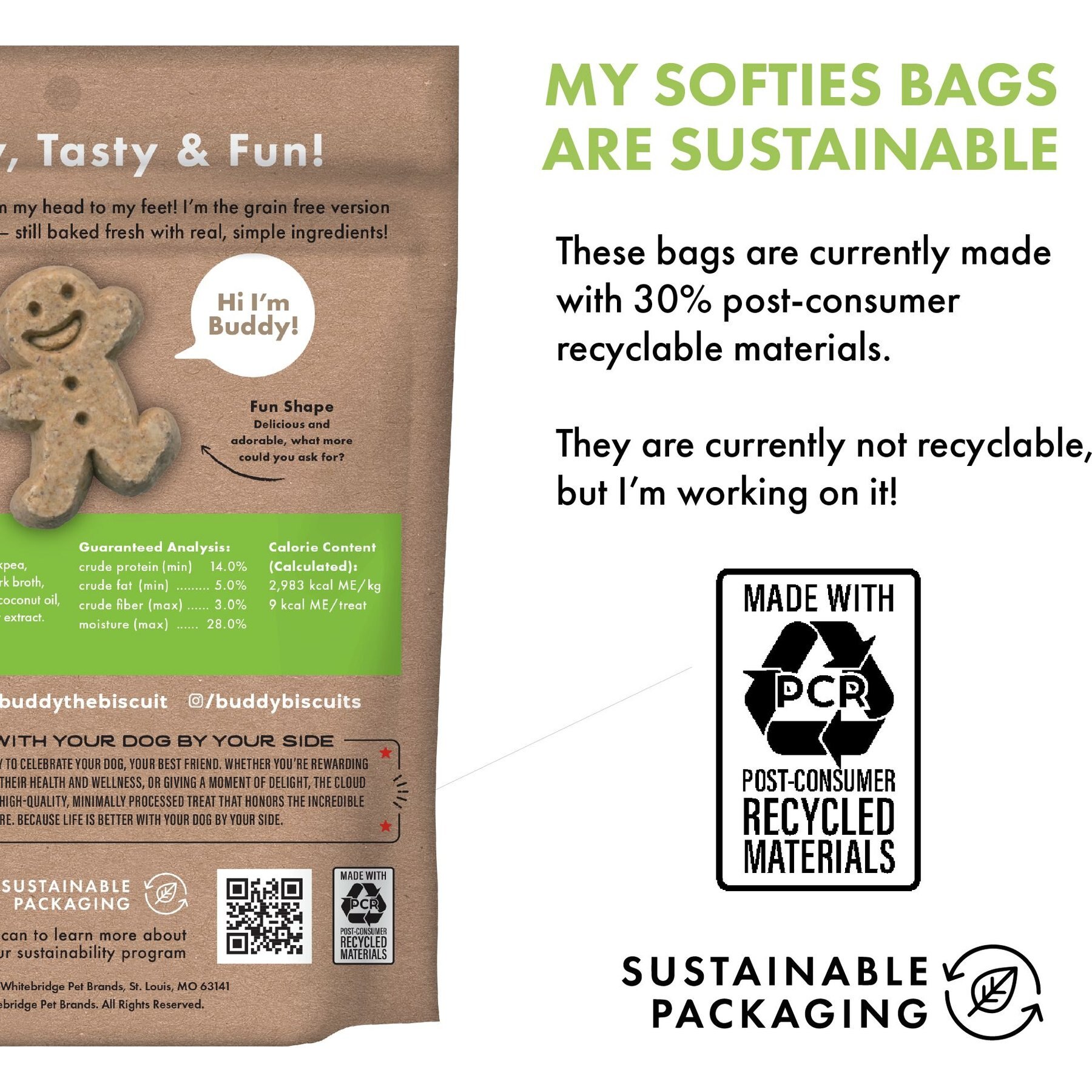Buddy Biscuits Grain-Free Soft & Chewy with Roasted Chicken Dog Treats