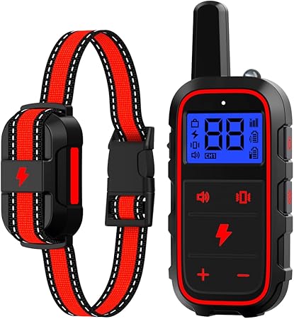 DogStop Electric Dog Collar with 4 Training Modes and Rechargeable Remote Waterproof Range 3300Ft for Small Medium Large Dogs