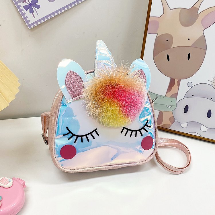 trend New Laser Unicorn Princess Women s Crossbody Cute Small Backpack Fashion leisure Multi functional Shoulder Bag Designer Bag
