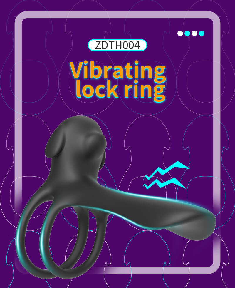 Remote control 20 modes vibrating cock ring men's sex toy USB charging