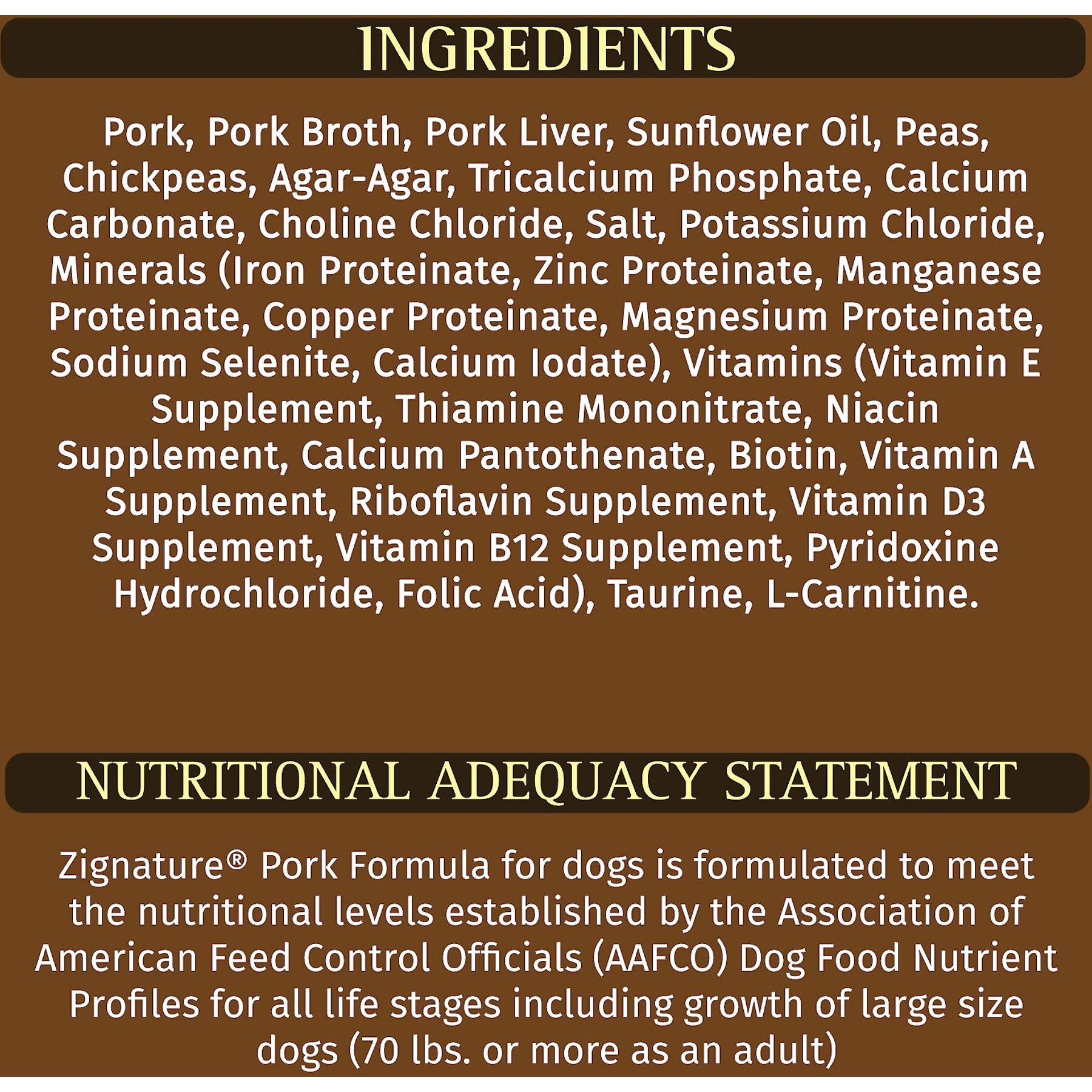 Zignature Pork Limited Ingredient Formula Canned Dog Food