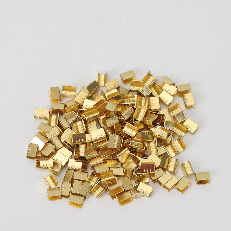 Cable tie DJ454A Large crimping tie terminal U-shaped copper U-shaped covered wire connector Cold-pressed quick cable connection