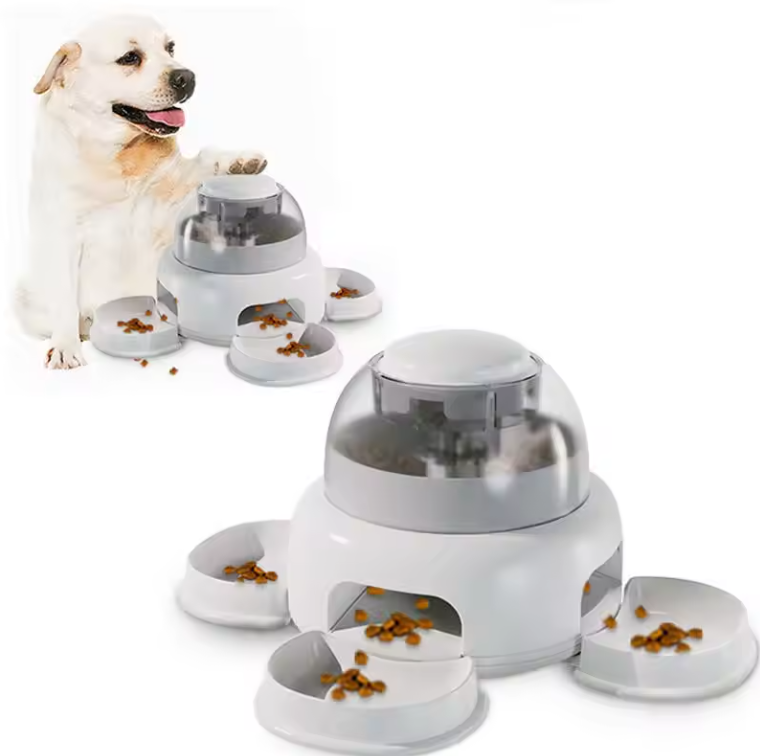 Easy Cleaning Automatic Pet Slow Feeder Bowl Plastic Dog Puzzle Toys Interactive IQ Training Dog Slow Feeder Toy