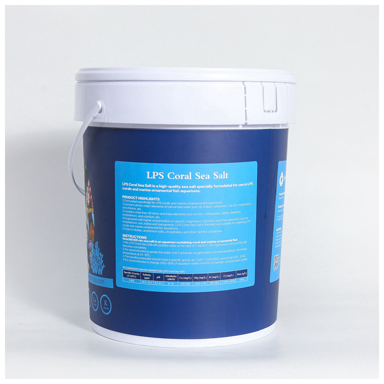 Latest Production of Refined Marine Aquarium Sea Salt Phosphate-Free Hard Coral SPS Customizable Private Label Made of Glass