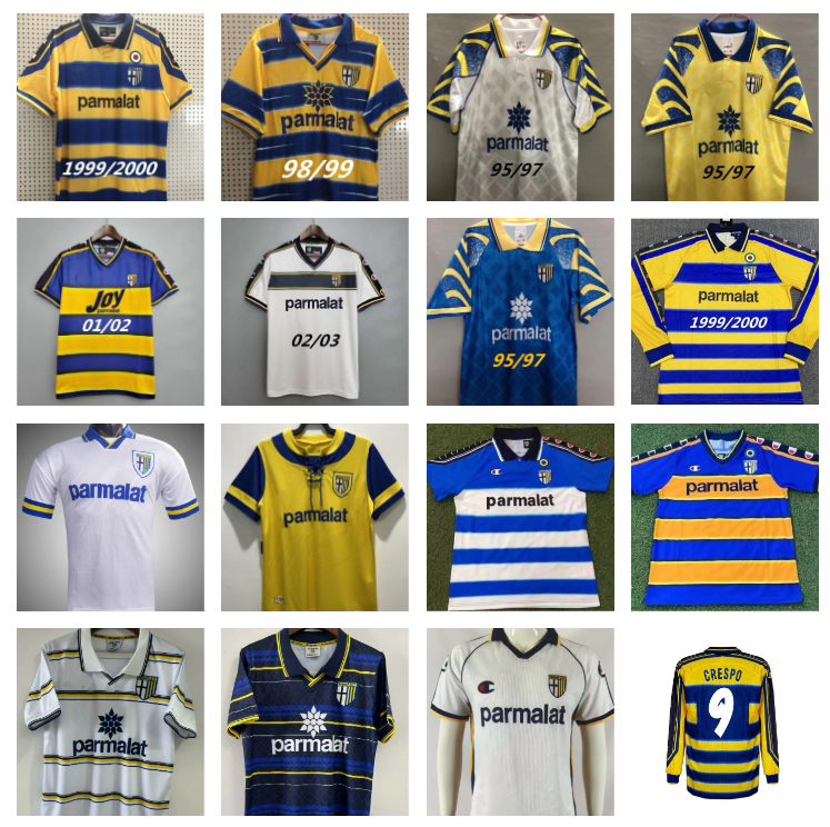 Parma Maglia Retro soccer jerseys Classic Vintage 1995-2021 special 96 97 1998 99 2000 02 03 CRESPO ZOLA CANNAVARO AMOROSO BUFFON Home Away Third football shirt