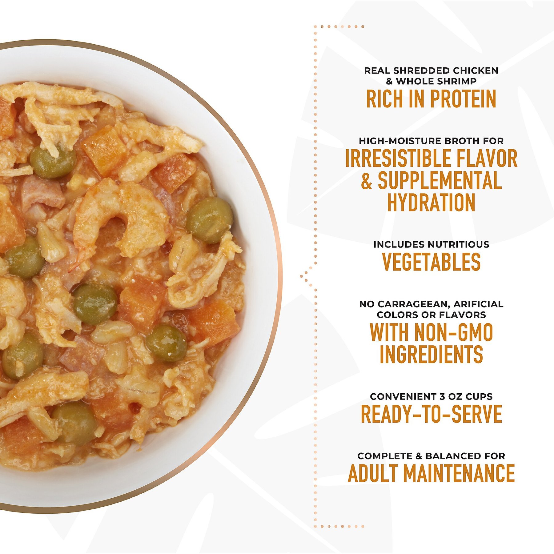 Tiki Dog Taste of Spain Chicken & Shrimp Paella Recipe in Broth Gluten-Free Wet Dog Food, 3-oz cup, case of 4