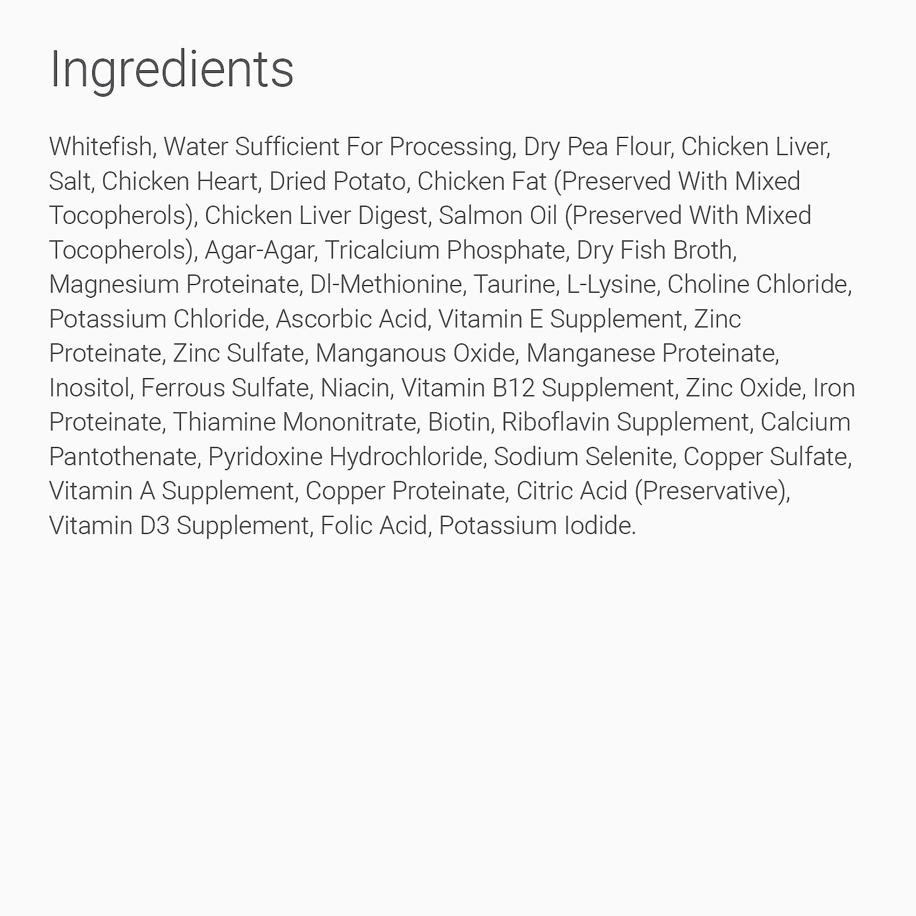 Tender & True Limited Ingredient Ocean Whitefish & Potato Recipe Grain-Free Canned Dog Food