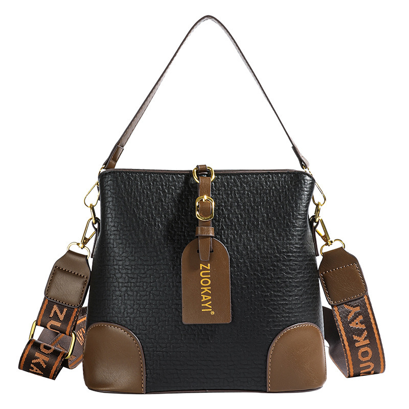 New leisure Women s Fashion Multi functional Shoulder Slant Light Luxury Bucket Fashion trend Bag Designer Bag