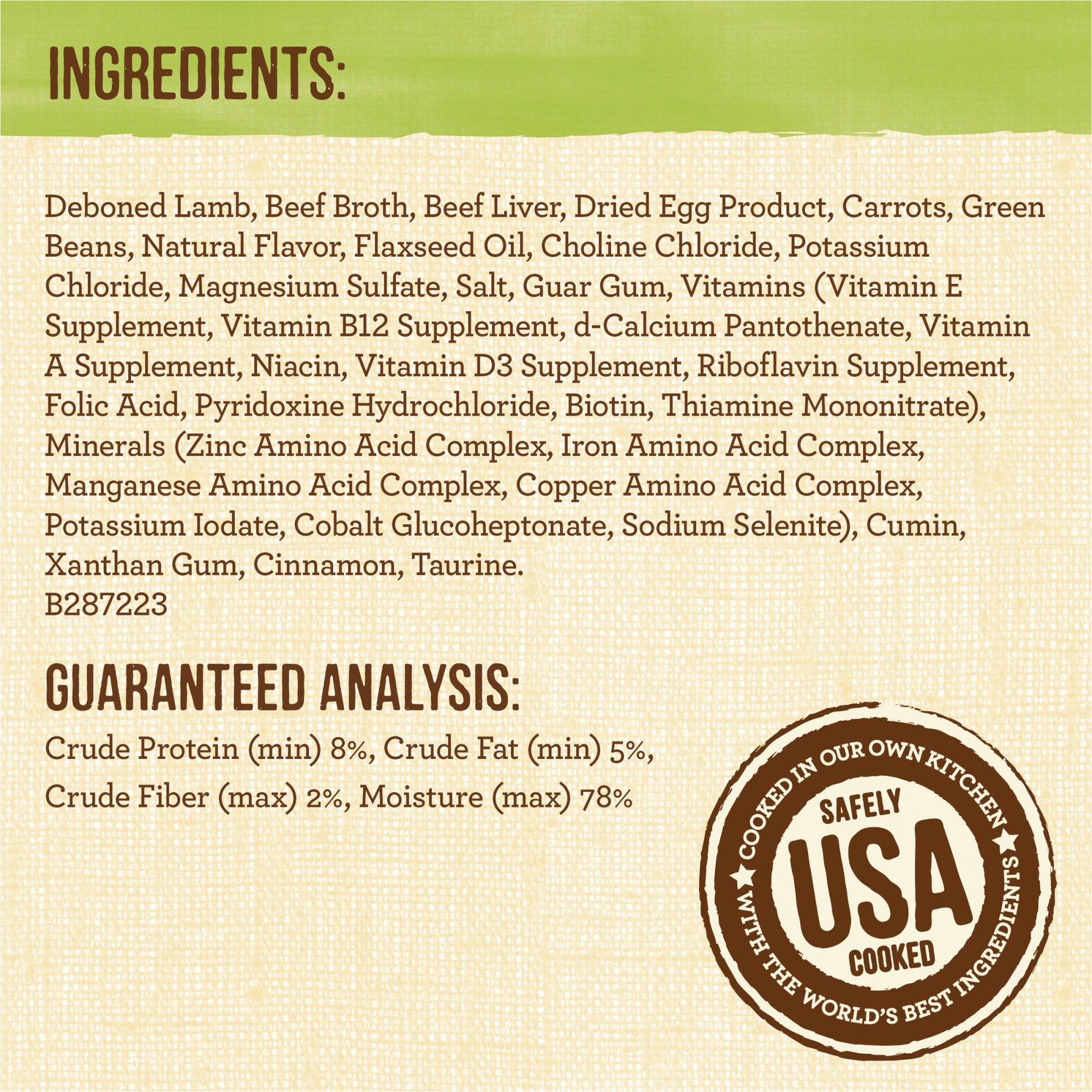 Merrick Lil Plates Petite Pates Adult Grain-Free Lamb Dinner Wet Dog Food 3-oz can, case of 24