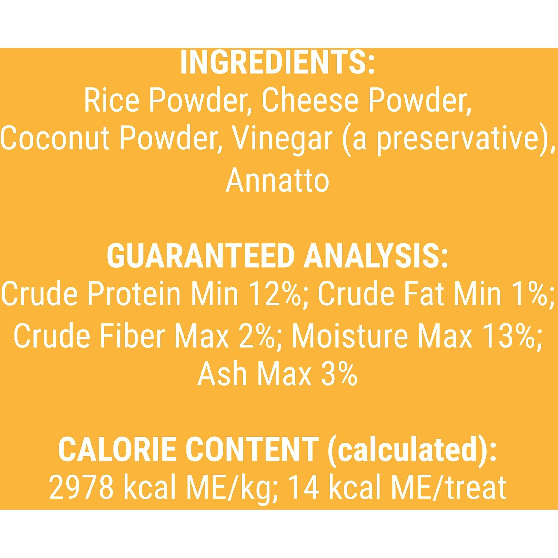 Himalayan Pet Supply Barkeetos Grain-Free Cheese Crunchy Dog Treats, 3-oz bag