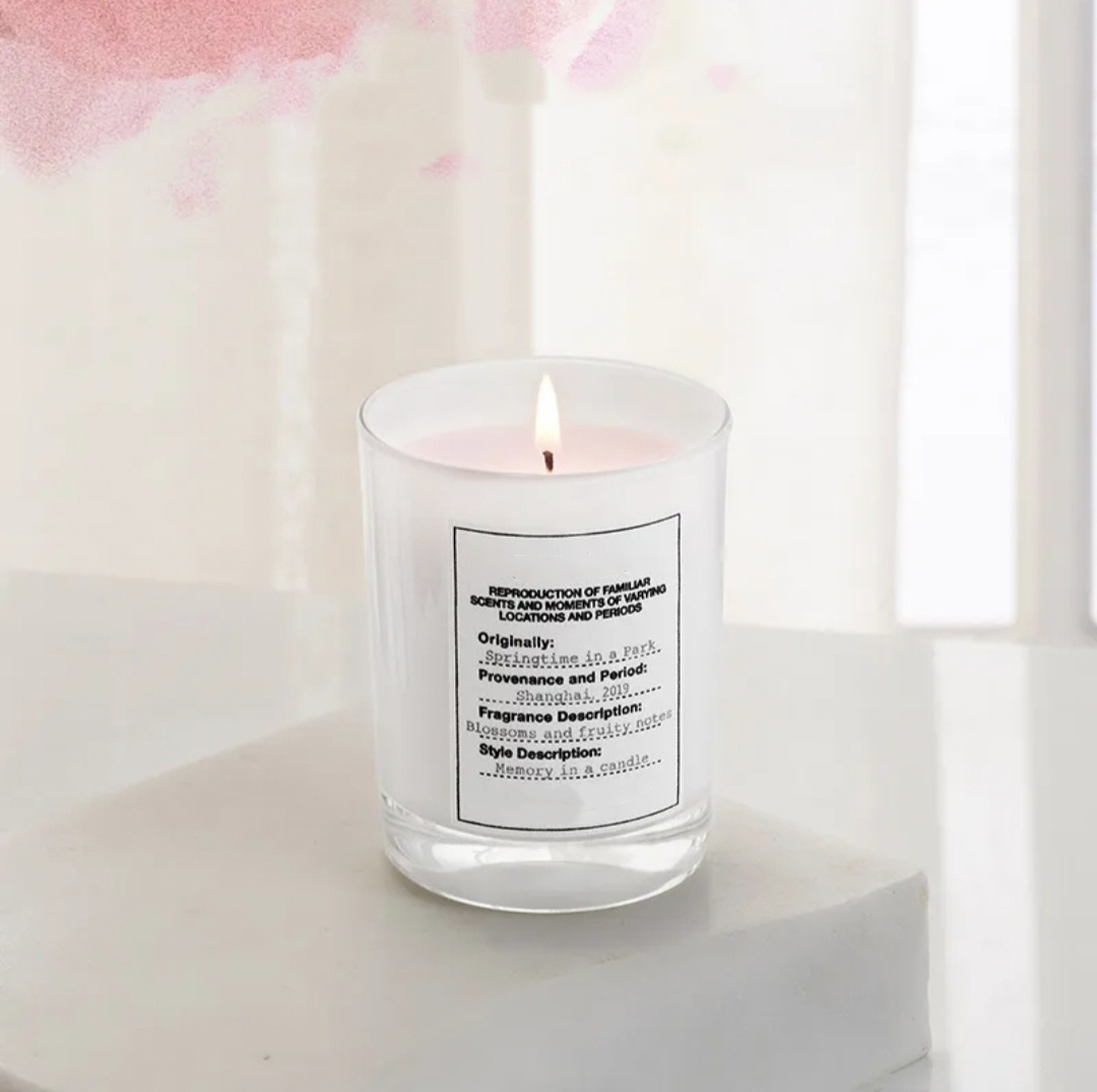 Elegant fragrance lazy sunday morning by the fireplace when the rain stops scented candle matcha meditation bubble bath beach vibes whispers in the li