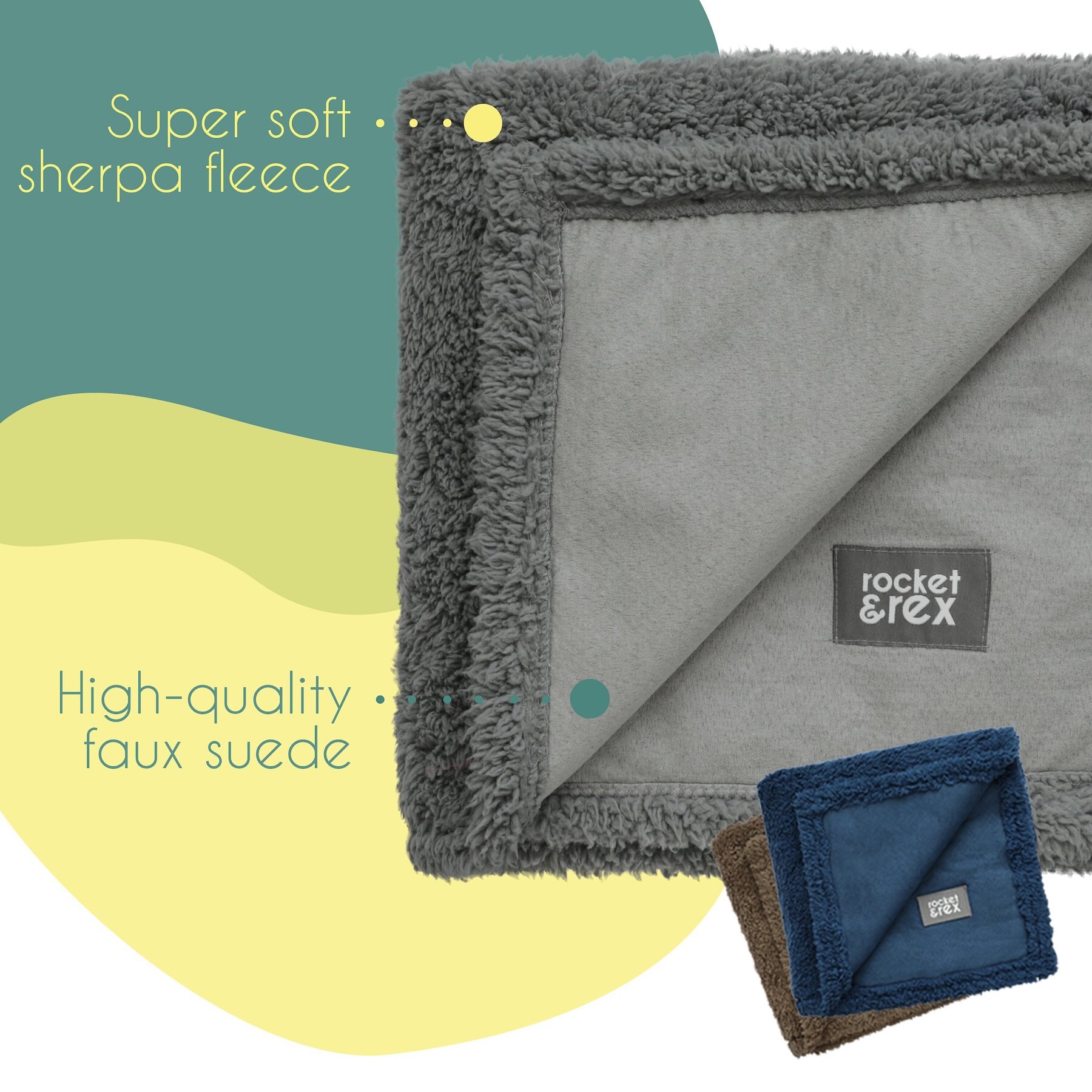Rocket & Rex Waterproof Cat & Dog Blanket