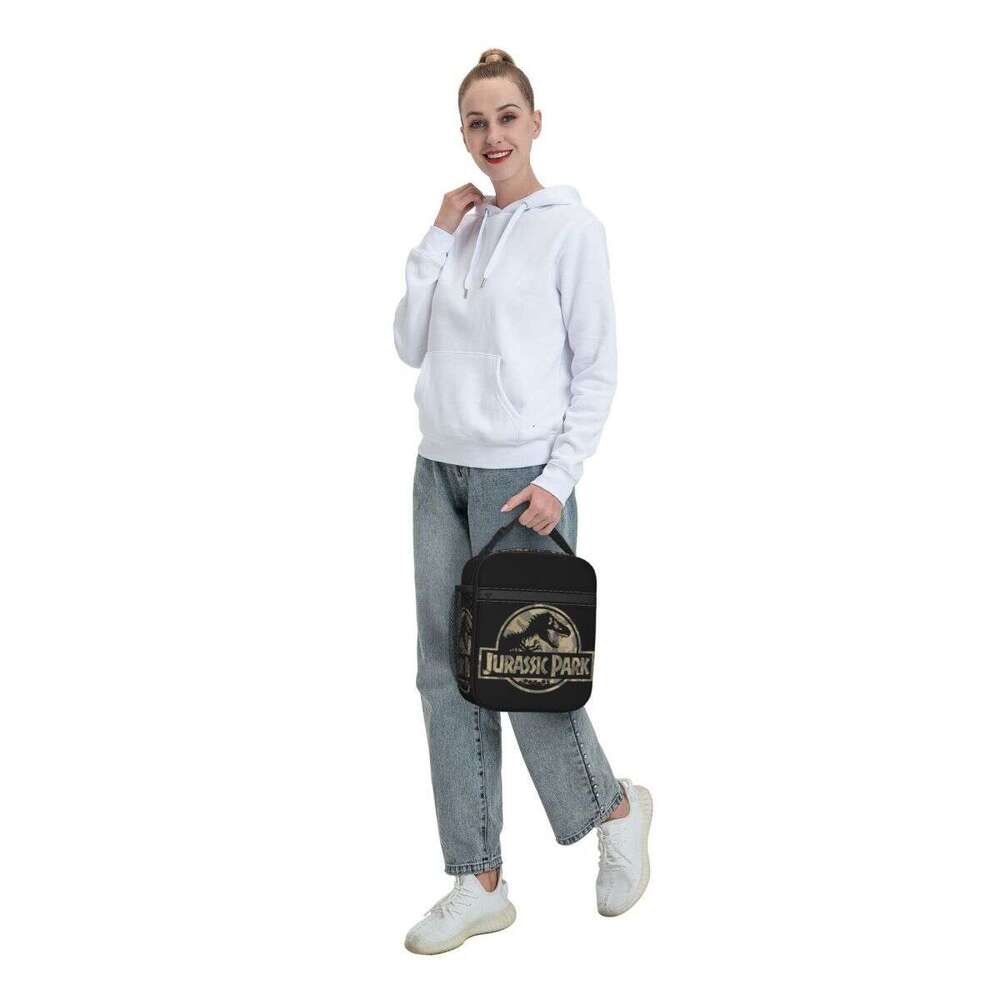 Jurassic Park Insulated Bags Leakproof Reusable Thermal Bag Lunch Box Tote Office Outdoor Bento Pouch