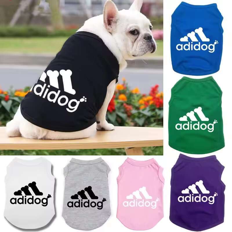 Wholesale XS-5XL Summer The Face Designer Pet Clothes Cat Tee Big Size Vest Breathable Sweatshirt Blank Dog T Shirt