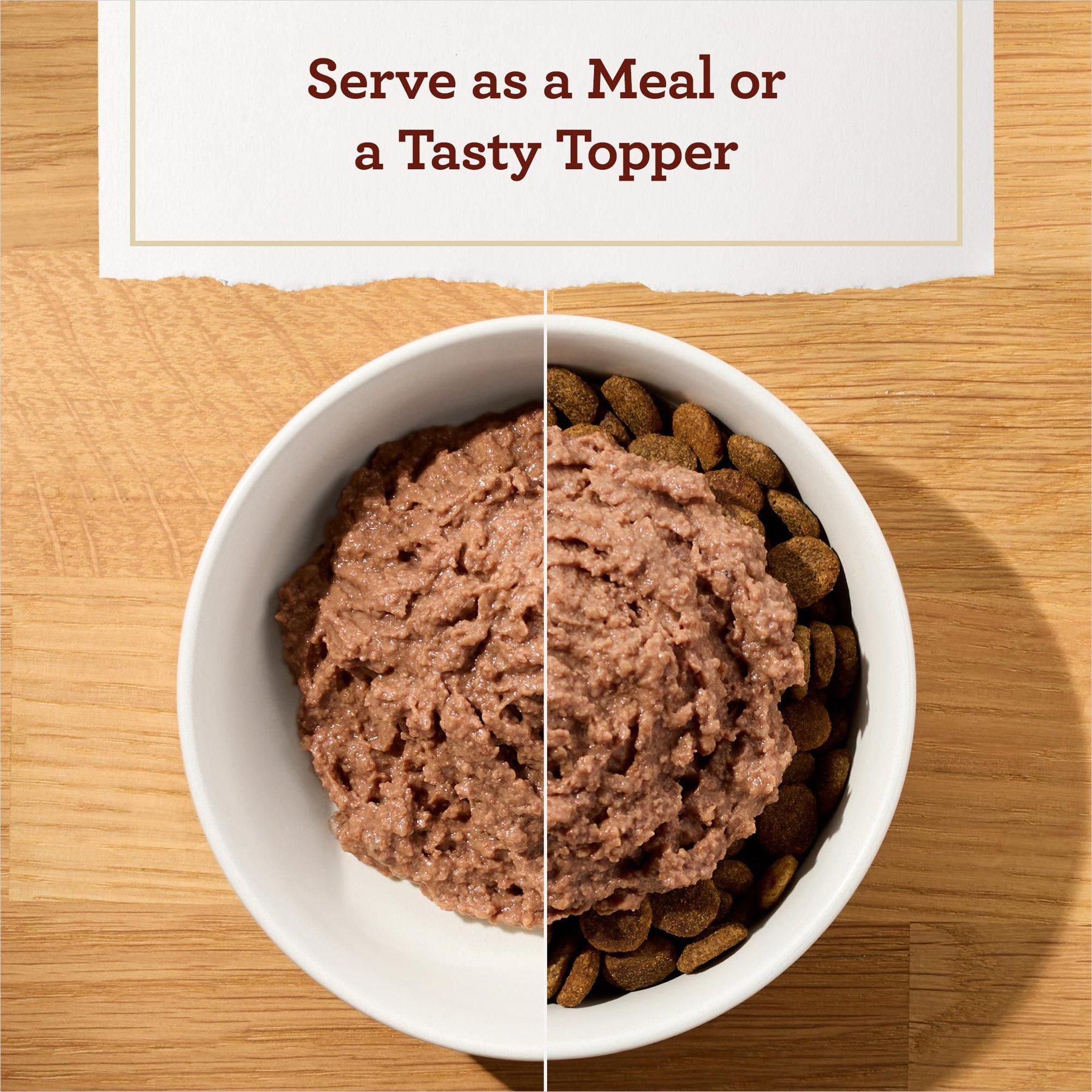 True Acre Foods Filet Mignon Flavor Tender Loaf in Gravy, Wet Dog Food, 3.5-oz cup, case of 12