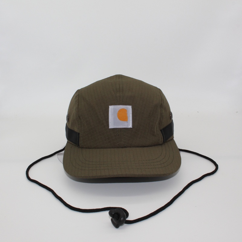 Workwear Quick-Drying Camping Hat Windproof Flat Brim Hat Outdoor Sun Hat Men'S And Women'S Fashionable Street Adjustable Soft Top Hat