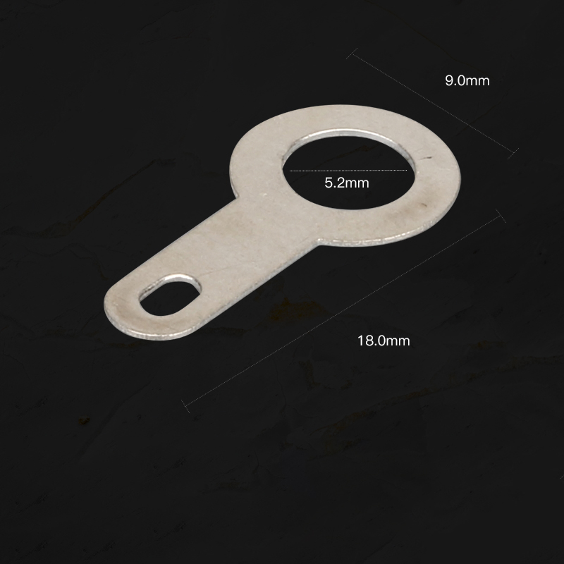 Single head solder 5.2 Copper washer M5 screw round ring welded wire lug Copper connector 100 copper single head