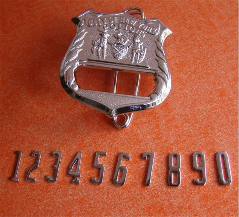 US City of York Department Metal Badge Cosplay Inspector Detective Sergeant Shirt Lapel Brooch Pin 240412
