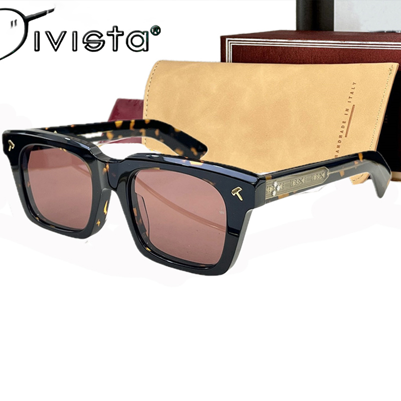 QUENTIN acetate sunglasses Square Handmade Top Quality men women Luxury Brand Designer Outdoor UV400 protection SUN GLASSES IVSTA