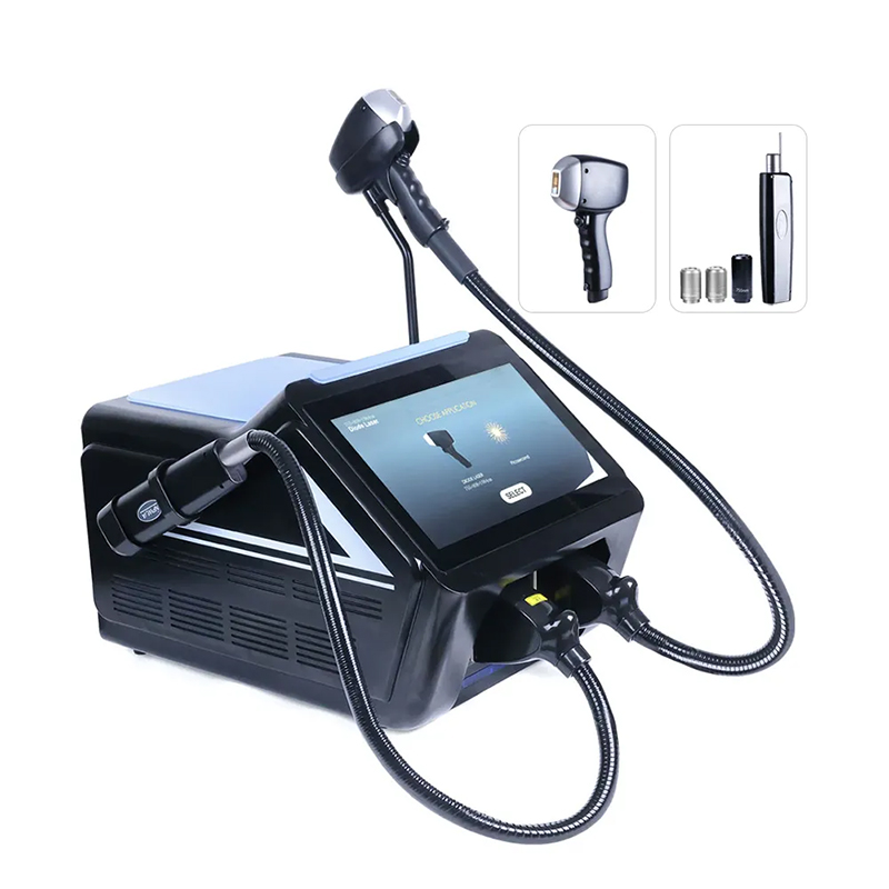 Laser Esthetic Laser Hair Removal Device 2 In 1 Picossecond Nd:Yag Tattoo Removal Whitening Skin Diode Fo