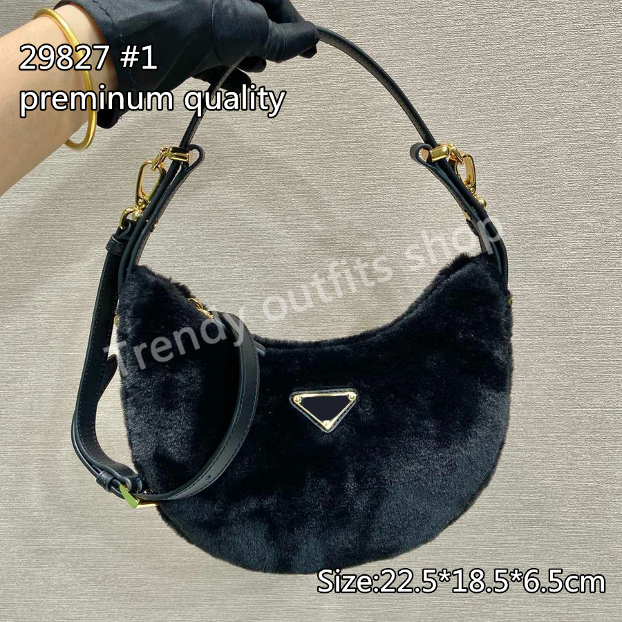 Preminum women bag winter fall fur bags crossbody Purse clutch handbag shoulerbag