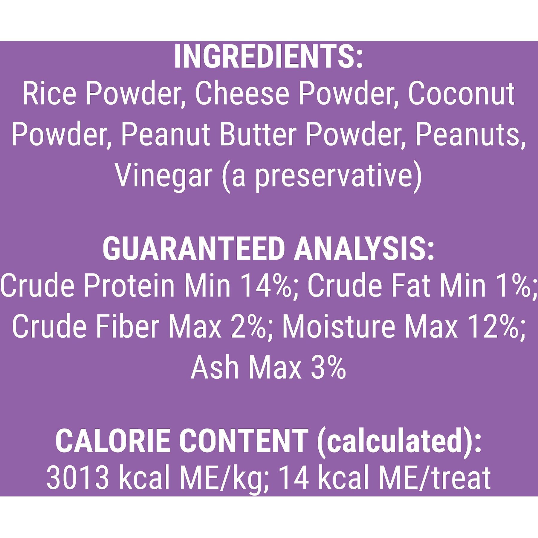 Himalayan Pet Supply Peanut Butter Grain-Free Chicken Crunchy Dog Treats, 3-oz bag